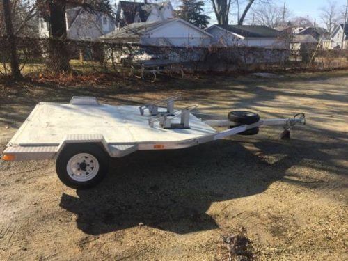 Aluminum Two Place / Two Motorcycle Trailer - $850 (Chicago