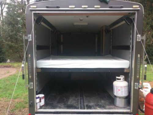 2009 7x14 Continental Enclosed Cargo Trailer And Camper 6250