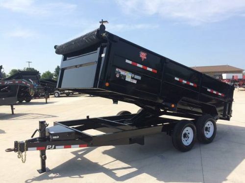 2017 Pj Trailer 16 Xl High Sided Dump Trailer Brand New