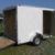 Enclosed Single Axle Work Trailer, 7x10 in White, V-Nose - $2564 (Fayetteville) - Image 5