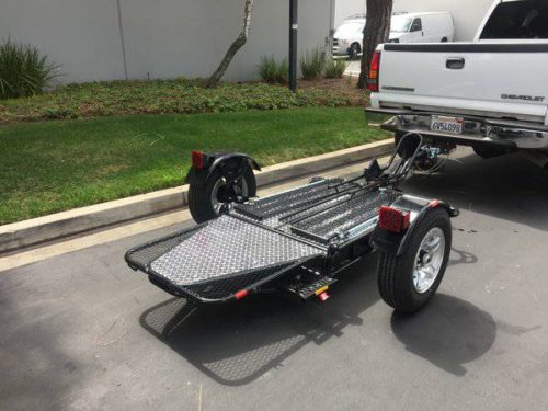 Single Rail Motorcycle Trailer with Diamond deck - $1899 (La area ...