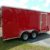 Red 7x16 Enclosed Cargo Trailer - $3100 (Louiseville) - Image 1