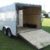 Enclosed 8.5x12 ATV Trailer in White w/ V-Nose, 6'6