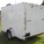Enclosed Single Axle Work Trailer, 7x10 in White, V-Nose - $2564 (Fayetteville) - Image 9