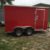 2017 - RED - 6X12 TANDEM AXLE Enclosed Motorcycle Trailer - $2999 (IN STOCK IN West Columbia) - Image 1