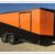 New 7 x 14 Motorcycle Trailer Black Orange WEEKEND SALE! - $4150 (Serving Dallas / Fort Worth) - Image 1