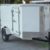 Enclosed Luggage Trailer in White, 4x8 with Side Door Access - $1606 (Fayetteville) - Image 2