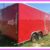 2017 Red 8.5 X 16 Enclosed Trailer Free Delivery - $4965 (Serving Dallas / Fort Worth) - Image 1