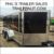 Enclosed trailer 7 wide Motorcycle Trailer HAULMARK - $6198 (S of Dallas) - Image 3