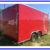 2017 Red 8.5 X 16 Enclosed Trailer Free Delivery - $5425 (Serving Dallas / Fort Worth) - Image 1