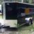 Enclosed 6x14 Tandem Axle Trailer with Ramp and Side Door, Black - $3210 (Fayetteville) - Image 1