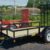 66X10 FLATBED UTILITY TRAILER - MESH GATE NEW - $1375 (KANSAS CITY) - Image 1