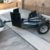 Kendon Single Standup Motorcycle Trailer with Rock guard in excellent condition - $1450 (Phoenix) - Image 1