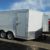 8' X 12' ENCLOSED 2017 V- NOSE CARGO TRAILER - $4595 (Denver) - Image 1