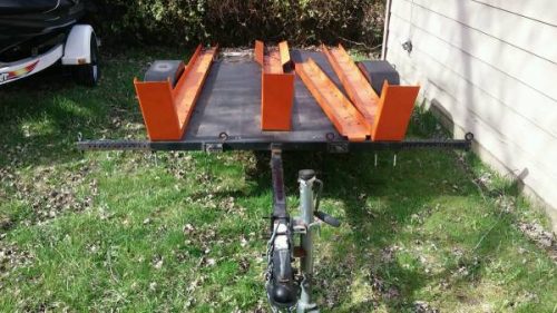 3 PLACE MOTORCYCLE TRAILER best offer - $375 (Detroit) | Motorcycle Trailer