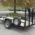 utility trailer 12FT single with Spring assisted gate powdercoat - $1395 (FACTORY DIRECT) - Image 1