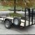 utility trailer 12FT single with Spring assisted gate powdercoat fini - $1395 (Factory Direct) - Image 2