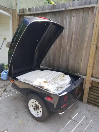 Rover covered pull behind trailer motorcycle - $1000 | Motorcycle Trailer