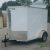 MOVING TRAILERS - White 6x8ft Single Axle Enclosed Trailer with RAMP - Image 1