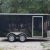ENCLOSED TRAILERS - 7x14 Black Tandem Axle Enclosed Trailer with RAMP (FL) - Image 2