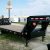 New 25' PJ Model FS Flatdeck Gooseneck Trailer,20'+5' Dove, 15.6k GVWR - $6406 - Image 1