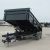 12FT DUMP TRAILER ++ DUMP TRAILERS ++ COMMERCIAL GRADE ++ - $6399 - Image 1