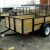 14ft 4 Board High Wood Side Landscape Trailer -- 3500lb Axle / 15