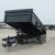14FT DUMP TRAILER ++ DUMP TRAILERS ++ COMMERCIAL GRADE ++ - $6499 - Image 1
