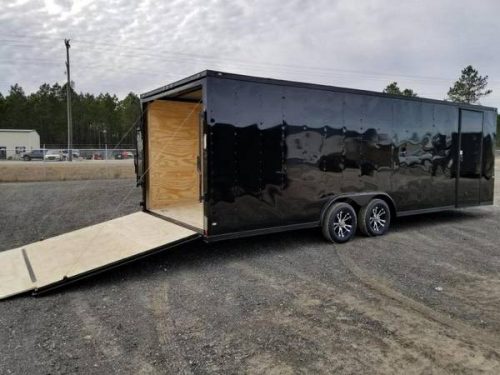 8.5x20 and 24 ft. BLACKOUT Enclosed Trailers In Stock - $4299