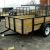 Wood Side Landscape Trailer -- 14ft - 4 Board High 3500lb Axle / 15