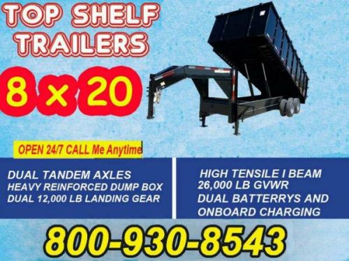 2018 Dump Trailers 8 x 20 x 48 26,000 lb HEAVY DUTY - $13995 ...