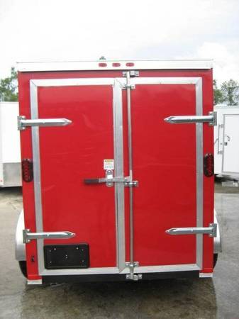 *E1B* 5x8 Enclosed Trailer Motorcycle Box Trailers 5 x 8 | EV5-8S3-D ...