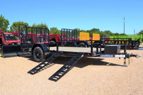 Removable Side Rails For Trailer 14' Single Axle Utility Trailer ~REMOVABLE FENDERS~ Side Rails & Ramps ...