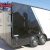 8.5x16'ft. Two Toned Black/ White Enclosed Race Car Trailer - $7195 - Image 1