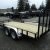 PJ 7X16 7K UTILITY TRAILER W/FOLD UP GATE SIDE MOUNT ATV RAMPS - $3299 - Image 1