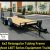 14K Equipment Trailer Flatbed 20 16 7 ton car hauler 24 NEW used open - $4499 - Image 3