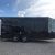 8.5 x 14 motorcycle trailer silver blacked out trim enclosed trailer - $7699 - Image 3