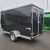 New Black 6x12 Cargo Trailer w/V-Nose/Double Doors/Side Door/LED's - $2899 - Image 2