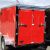 NEW Red or Black 5x8-3K Cargo Trailer w/Rear Ramp/Radials/LED's - $2399 - Image 3