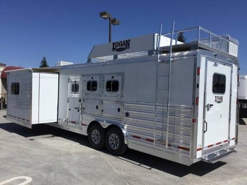 NEW 2019 Logan Coach 3 horse limited side load Horse Trailer - $72500 ...