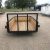 5X8 Wood Side Landscape Utility Trailer With Ramp Gate - $1049 - Image 2