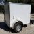 CARGO TRAILERS! 5x6 White Exterior Enclosed Trailer with RAMP, - $1919 - Image 1