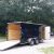 Enclosed Cargo 7 foot by16 foot Black Exterior NEW for SALE!, - $3890 - Image 1