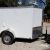 CARGO TRAILERS! 5x6 White Exterior Enclosed Trailer with RAMP, - $1919 - Image 3