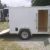 Motorcycle Trailer for sale 5 feet by8 feet White Ext. trailer NEW, - $2093 - Image 2