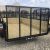 American Manufacturing 6x12 Utility Trailer w/ wood sides gate - $1799 - Image 1