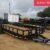 20' Load Trail Flatbed Car Auto Hauler Trailer SIDE RAILS, RAMPS #1169 - $7,295 (Leander - Good, Bad, No Credit Financing) - Image 1