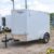 *39392* 5 X 8 Small-scale White Cargo SA Trailer 5'6