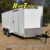 7 X 14 WHITE REAR BARN DOORS 7X14 Enclosed Trailer 7k Cargo V nose - $6,999 (Call Hattiesburg RT Today! 833-317-4448) - Image 1
