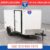 2025 Interstate 6 X 10 Victory VNose Enclosed Cargo Trailer White - $3,619 (CALL 513-930-1519 FOR AVAILABILITY) - Image 1